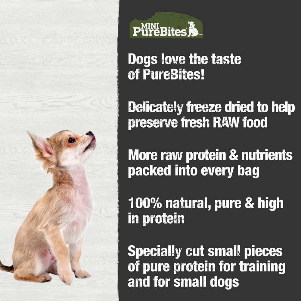 PureBites premio diario para entrenamiento y refuerzo positivo.