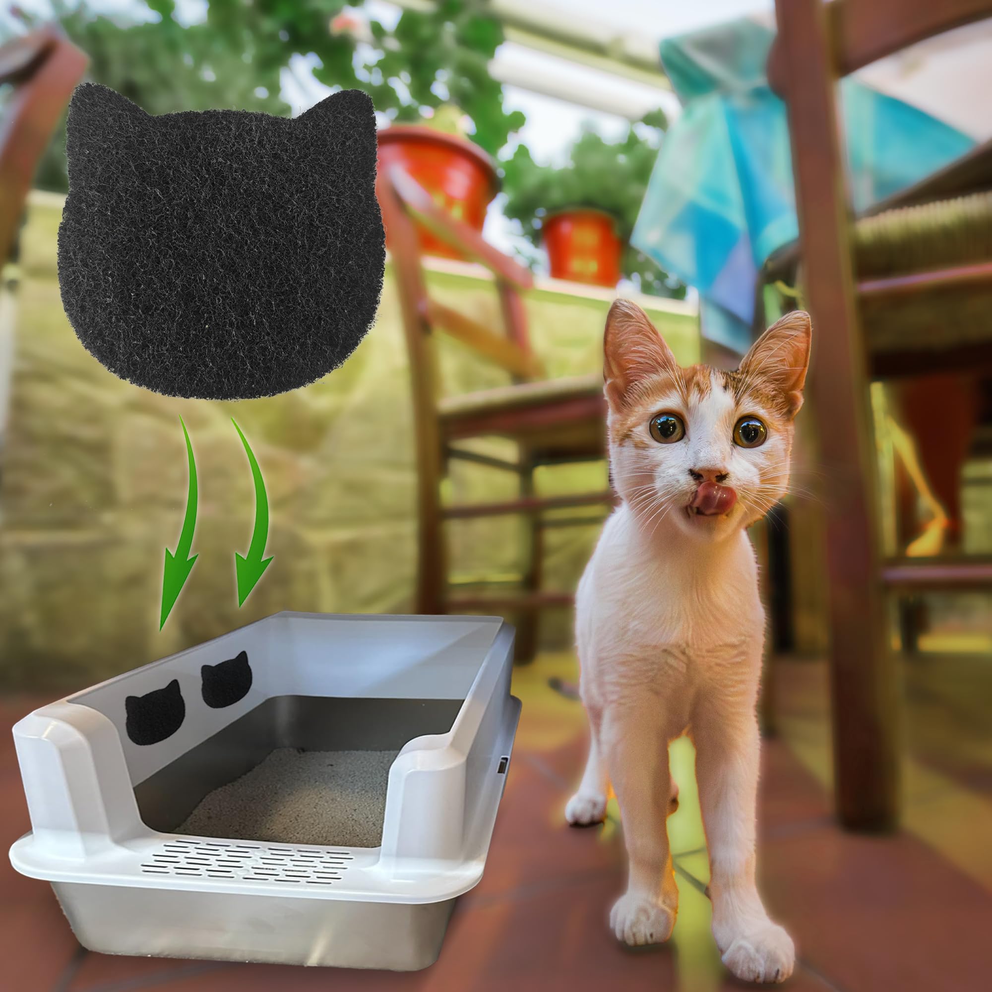 PurifyLogix es compatible con la mayoría de cajas de arena para gatos.