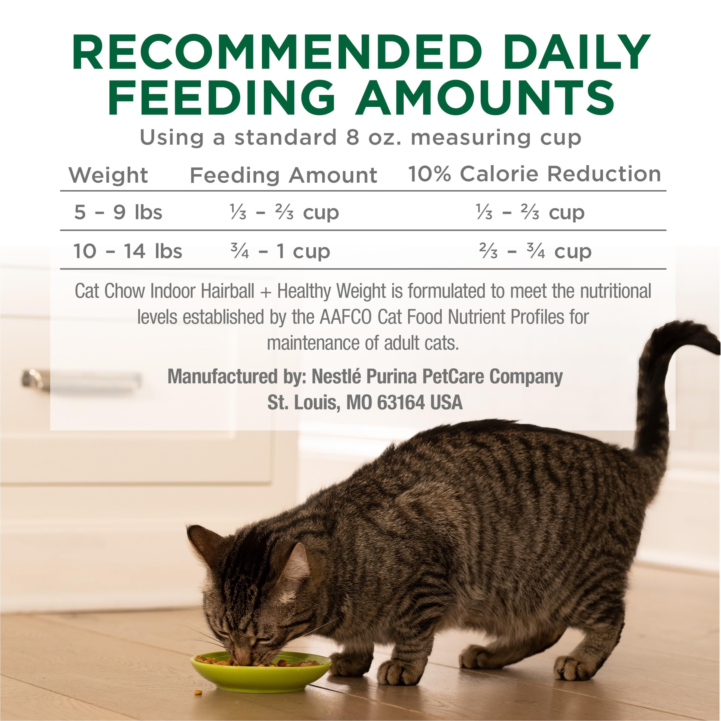Purina Cat Chow para interiores receta completa y equilibrada para gatos adultos.
