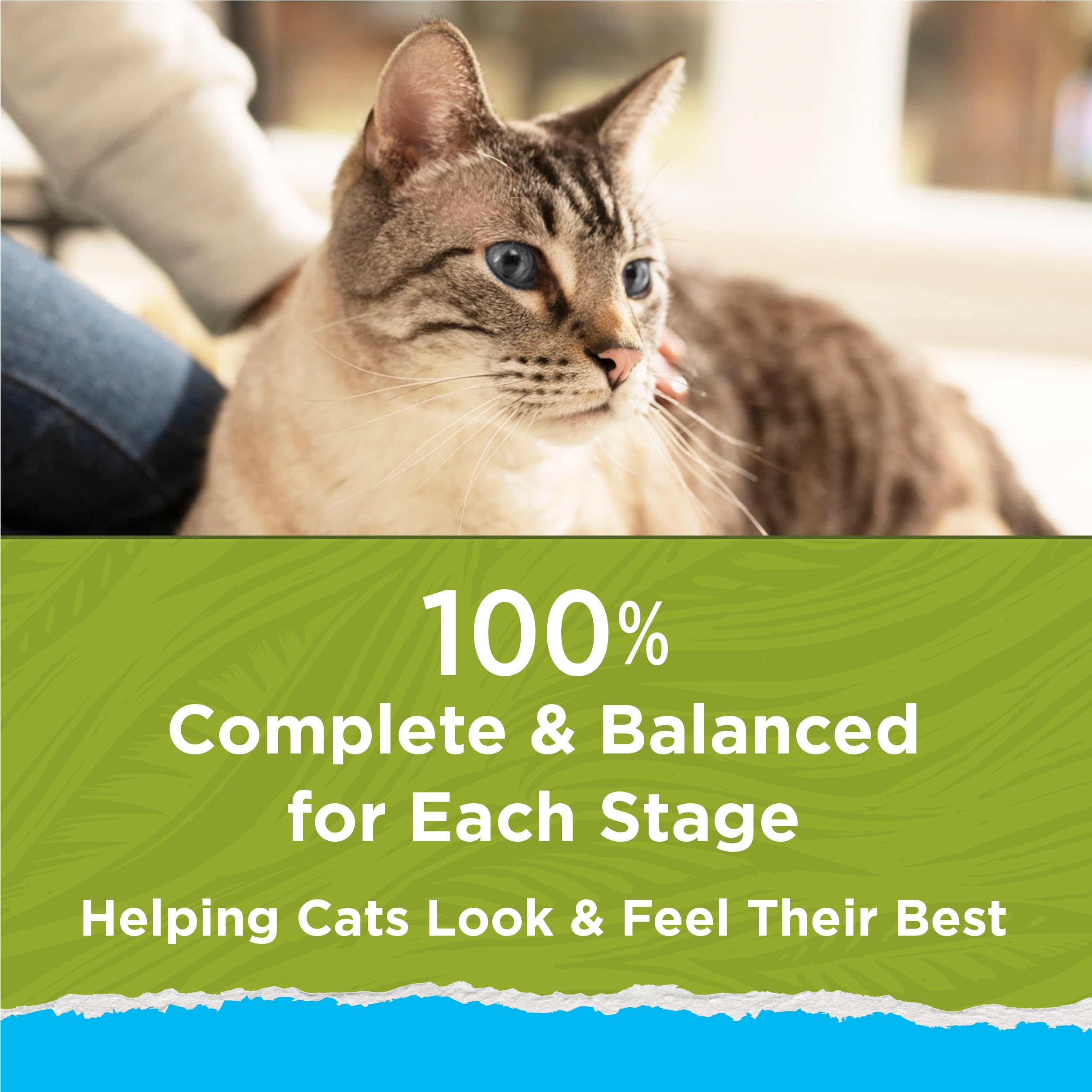 Purina Cat Chow Naturals Indoor, contiene 25 vitaminas y minerales esenciales.