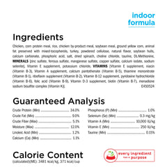 Purina Cat Chow Naturals Indoor, croquetas crujientes para una experiencia de comida atractiva.