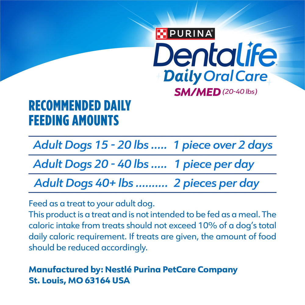 Purina DentaLife: sin colorantes ni sabores artificiales.