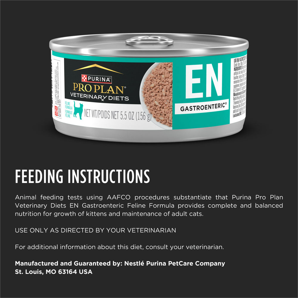 Purina Pro Plan Dietas Veterinarias Gastroenterico Felino, alto contenido proteico, apoyo nutricional diario.