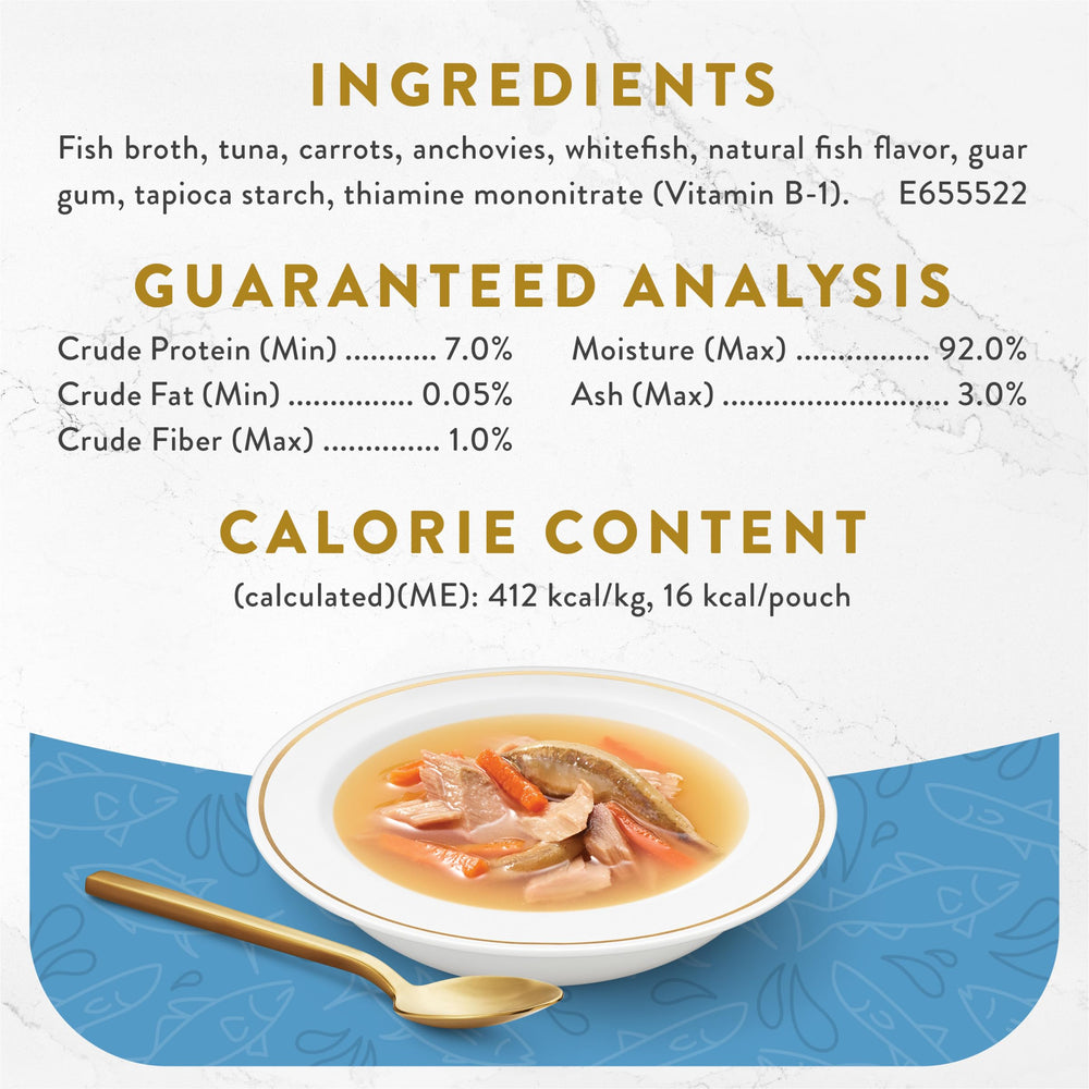 Purina Fancy Feast Broth Topper Clasico Hidratacion Ideal: mejora la experiencia de comer.