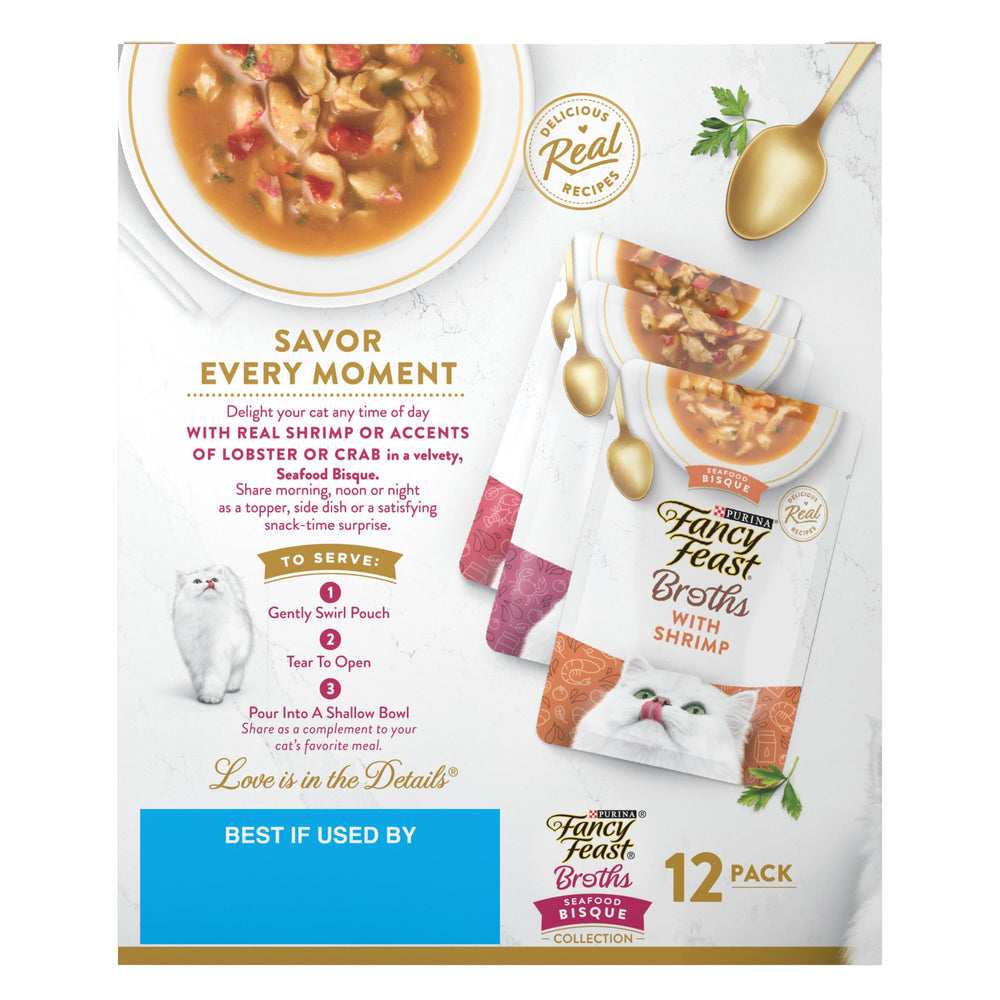 Purina Fancy Feast: hidratación y variedad al combinar con su comida