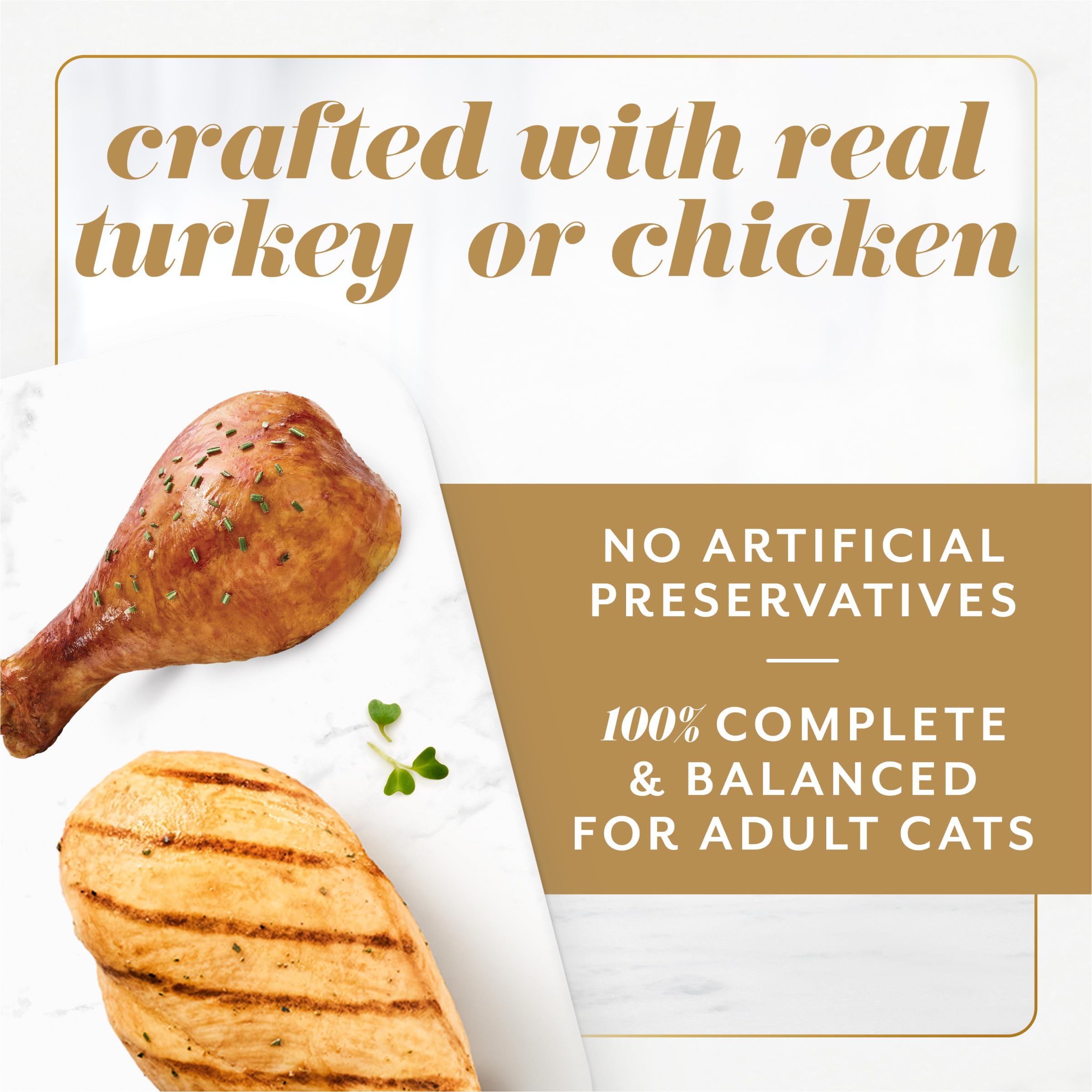 Purina Fancy Feast Gems mousse pollo, textura suave para paladares selectos.