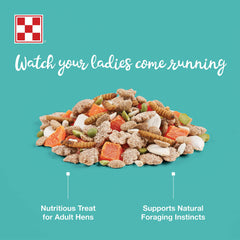 Purina Farm to Flock, ingredientes trigo-cartamo-guisantes para dieta equilibrada.