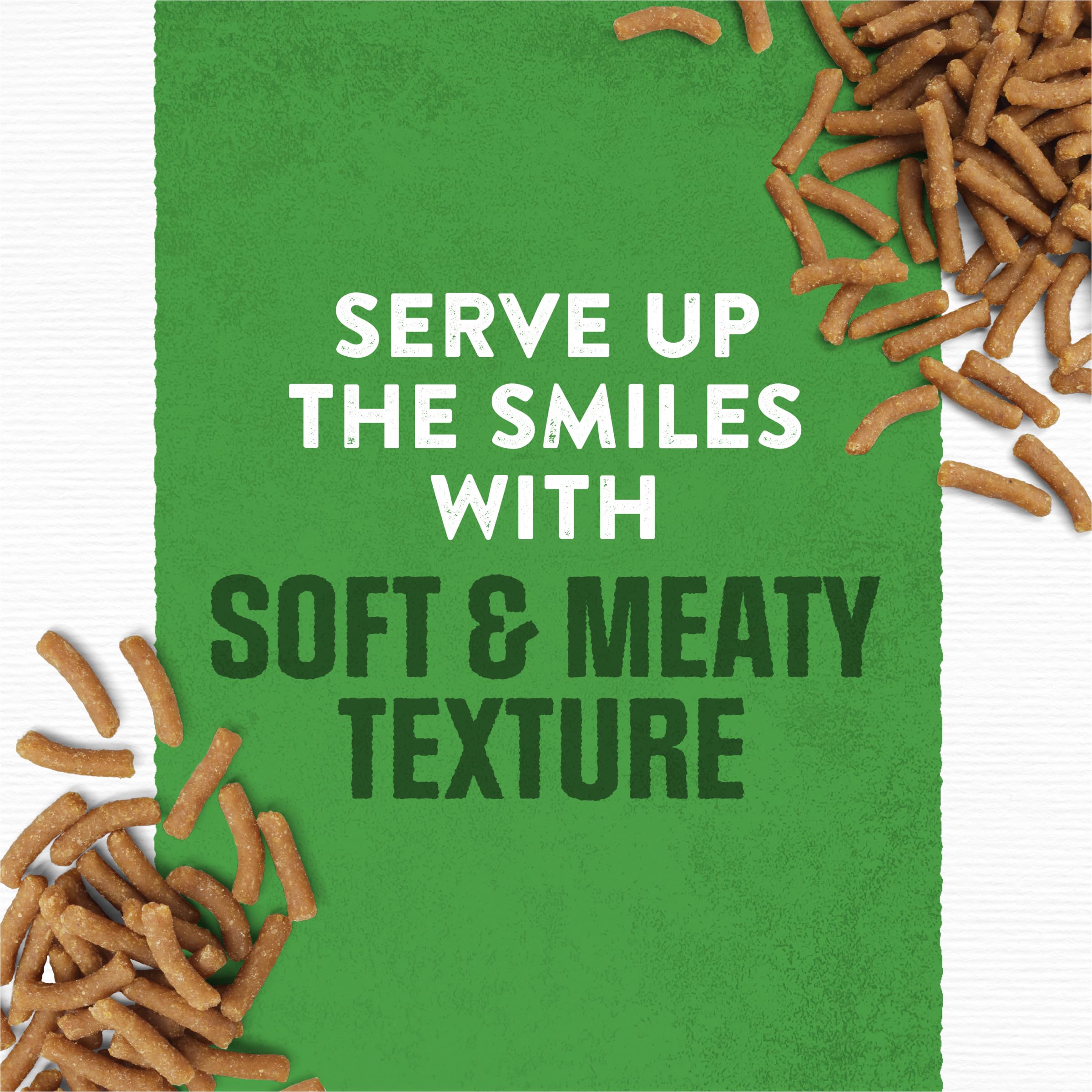 Purina Moist y Meaty textura suave en plato para cada comida.