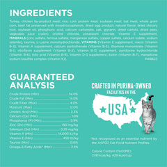 Purina ONE Estómago sensible sin sabores artificiales.
