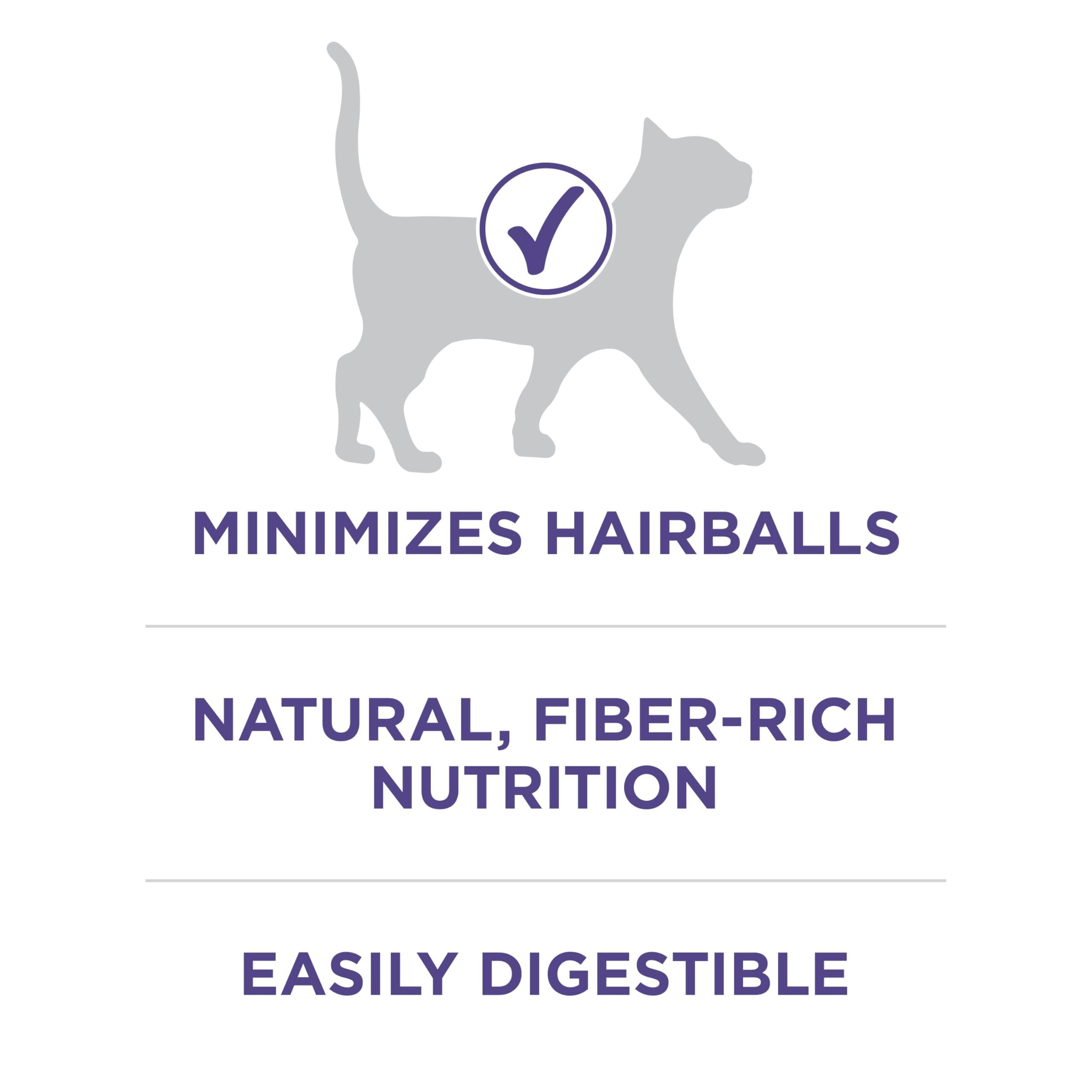 Purina ONE fibra-natural-control-bola-pelo: favorece digestión y control de pelos.