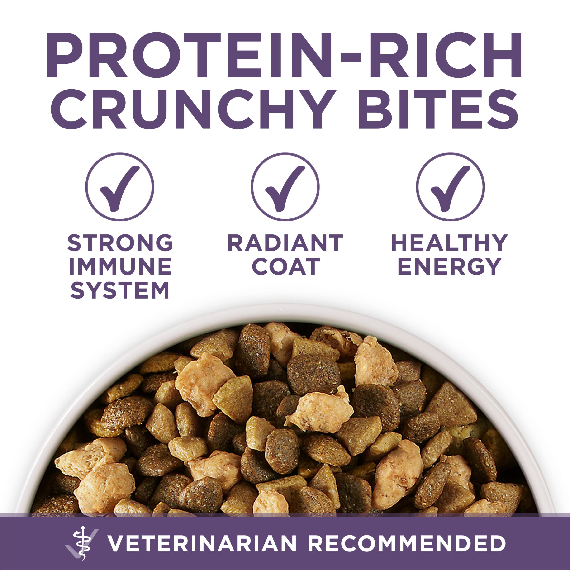 Purina ONE glucosamina natural para soporte de articulaciones.