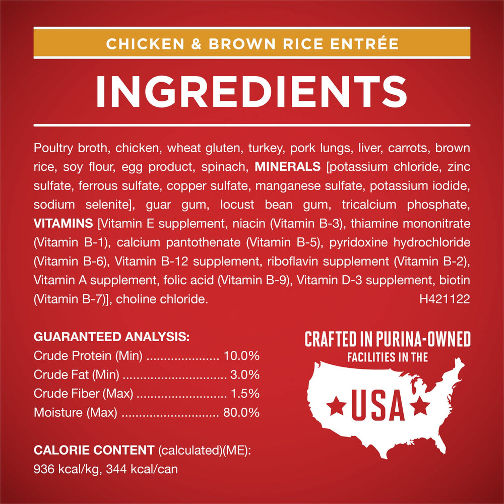 Purina ONE alimento húmedo sin subproductos avícolas, 13 oz.