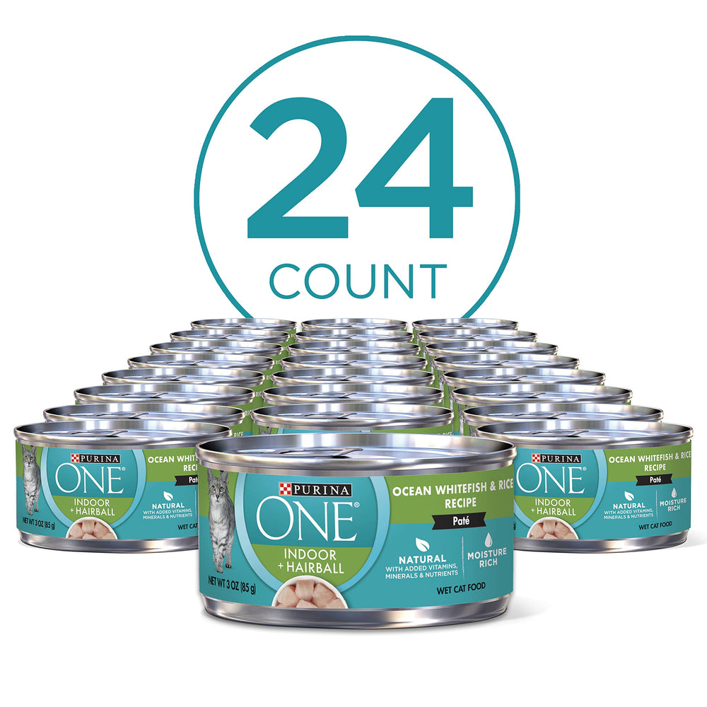 Purina ONE Indoor Advantage: textura de pate suave, fácil de comer para gatos exigentes.