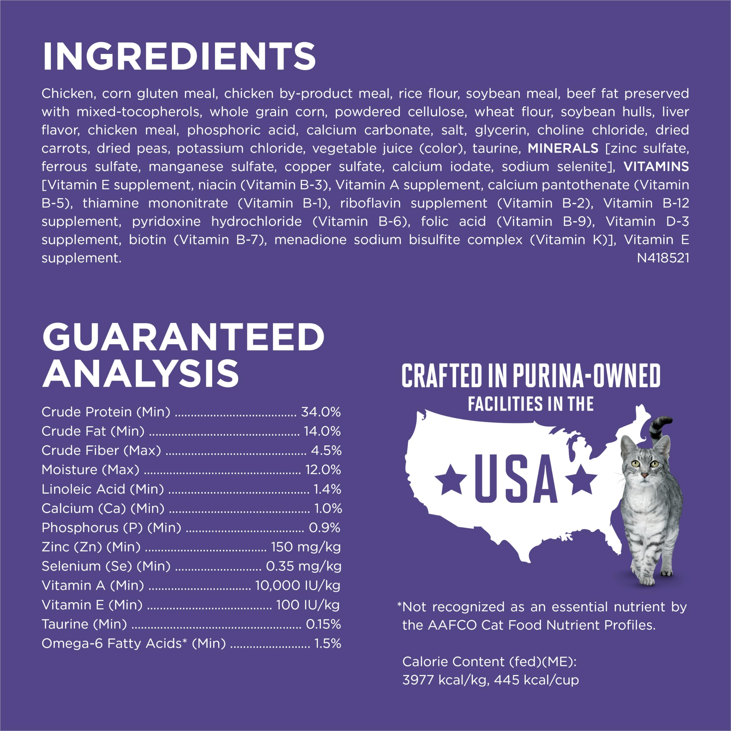 Purina ONE ingrediente-principal-pollo: pollo real como base proteica.