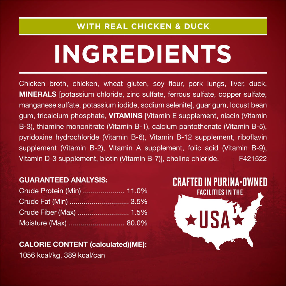 Purina ONE Instinto Verdadero: proteína alta para músculos fuertes.