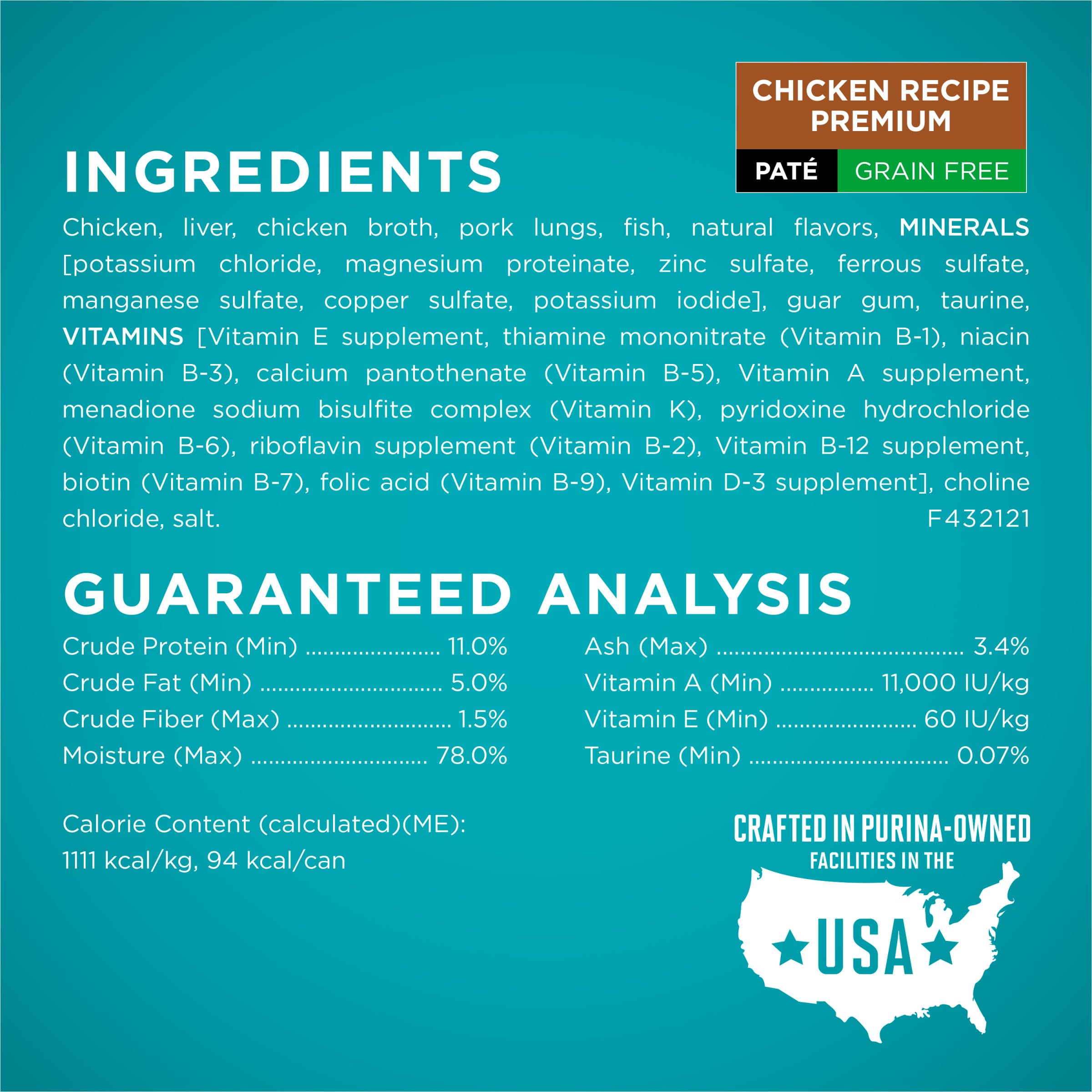 Purina ONE paté variedad cuatro recetas, opción diaria para gatos