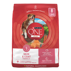 Purina ONE Natural estómagos sensibles con salmón primer ingrediente para músculos fuertes.