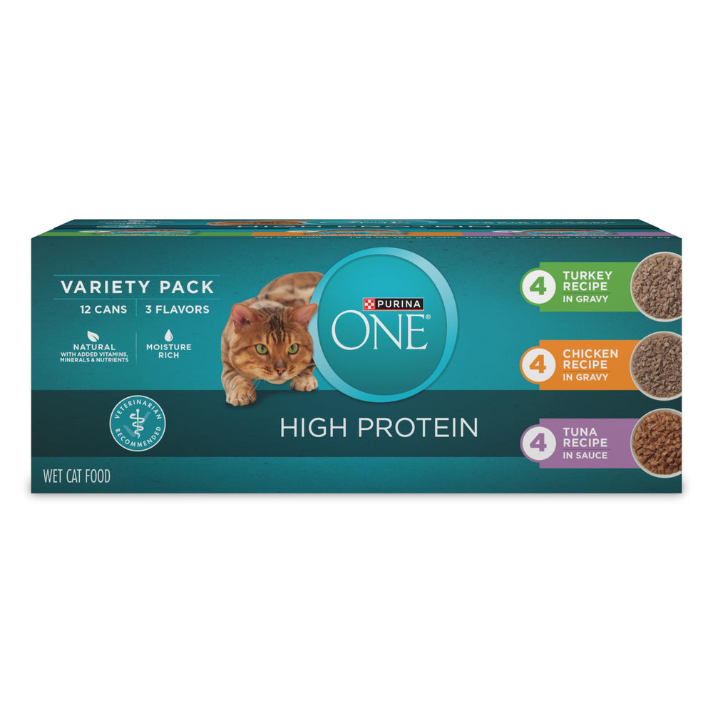 Purina ONE Natural pavo en salsa: proteína alta para músculos fuertes