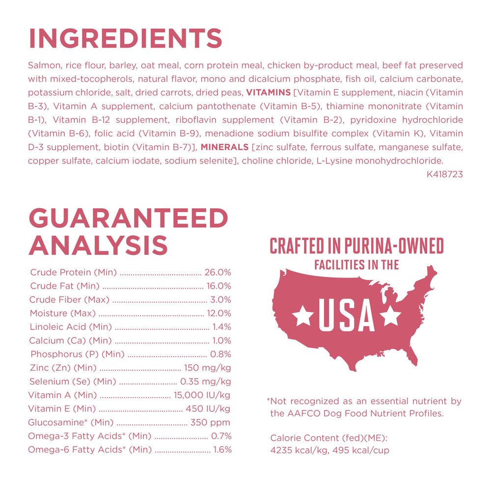 Purina ONE Natural piel y pelaje con vitamina E y omega-6 para pelaje radiante.