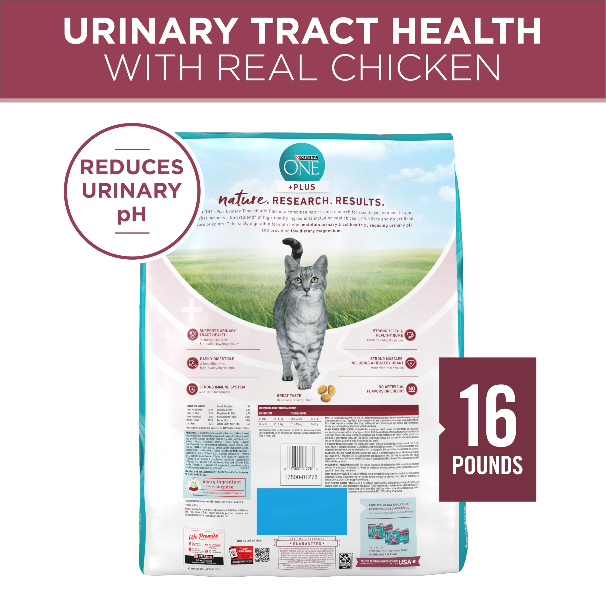 Purina ONE omega-6 para piel suave y pelaje brillante.