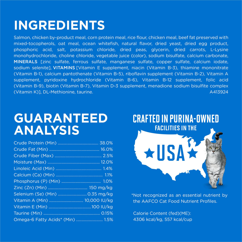 Purina ONE Plus bolsa de 7 lb para planificar comidas diarias.