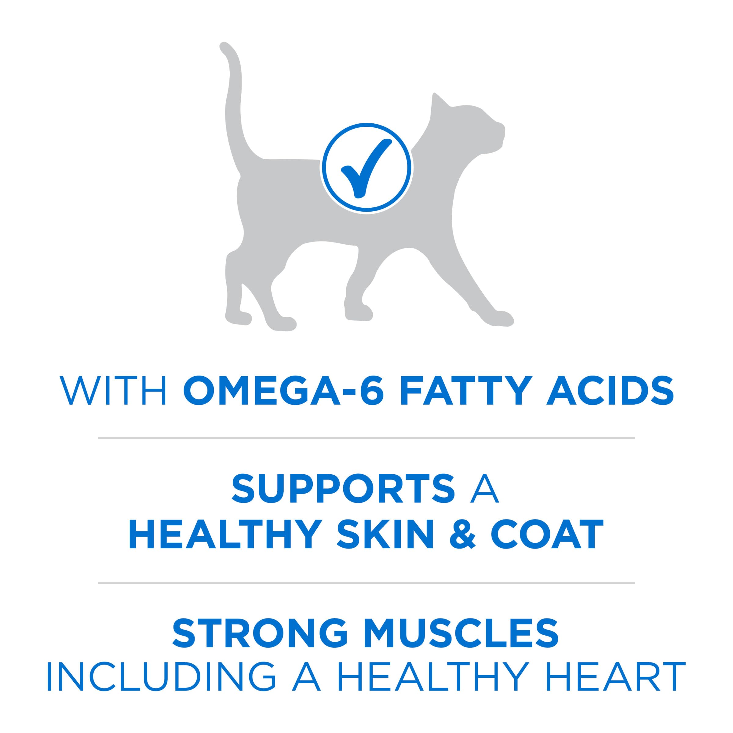 Purina ONE Plus salmon como ingrediente principal para sabor nutritivo.