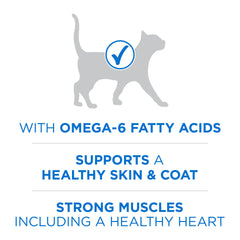 Purina ONE Plus salmon como ingrediente principal para sabor nutritivo.