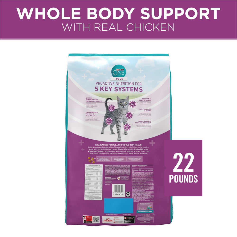Purina ONE Plus omega-6 para piel y pelaje saludables.