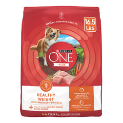 Purina ONE Plus Peso Saludable: bolsa grande de comida seca para perros adultos.