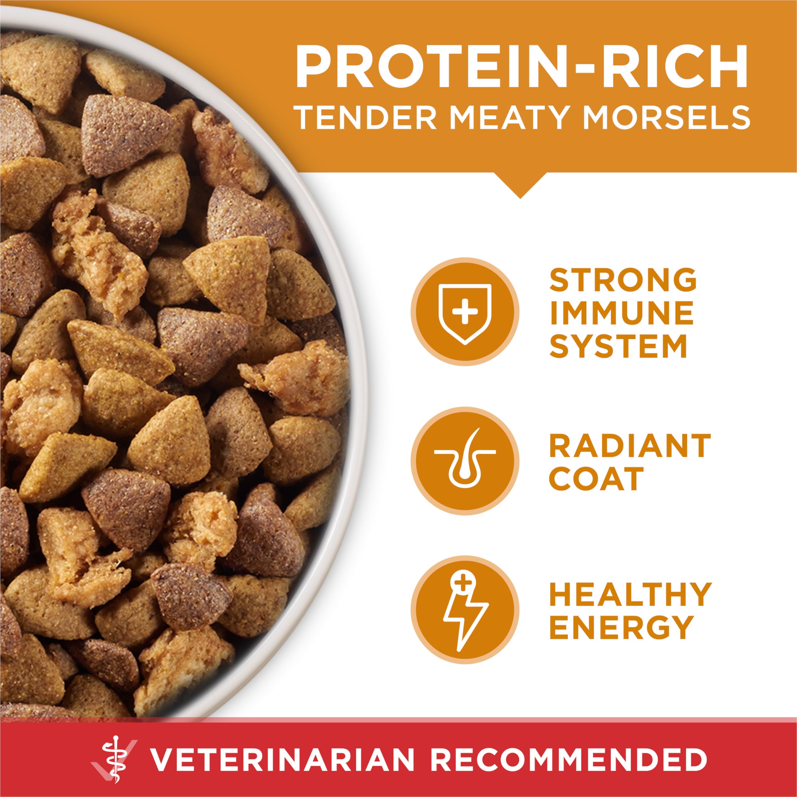 Purina ONE: glucosamina natural para articulaciones y movilidad.