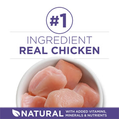 Purina ONE proteina-alta-pollo: proteína principal para músculos fuertes.