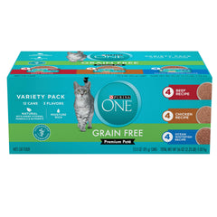 Purina ONE res pate, lata 3 oz, ayuda a mantener músculos fuertes.
