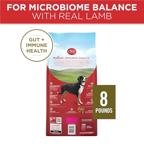 Purina ONE tabla de alimentación clara, guía de porciones.