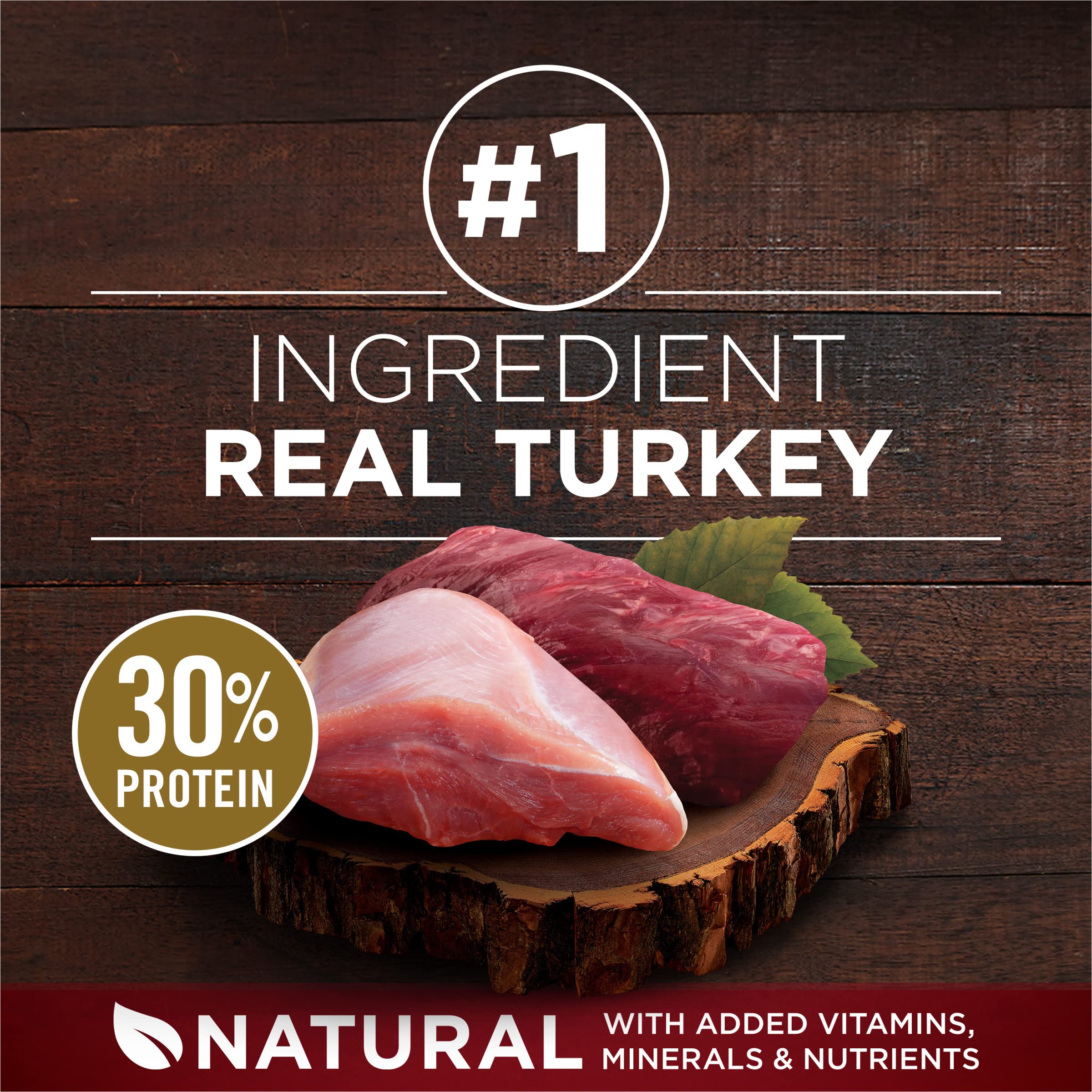 Purina ONE True Instinct croquetas crujientes, ideales para perros activos.