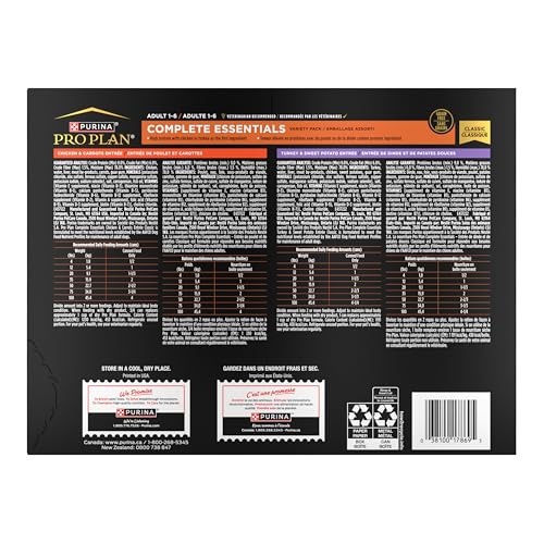 Purina Pro Plan con 23 vitaminas y minerales, lata, nutrición diaria.