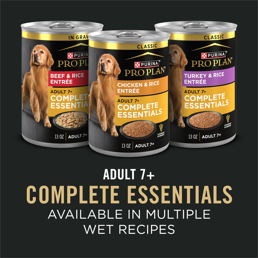 Purina Pro Plan Adulto 7 Plus, carne real en formato sabroso, lata 13 oz.