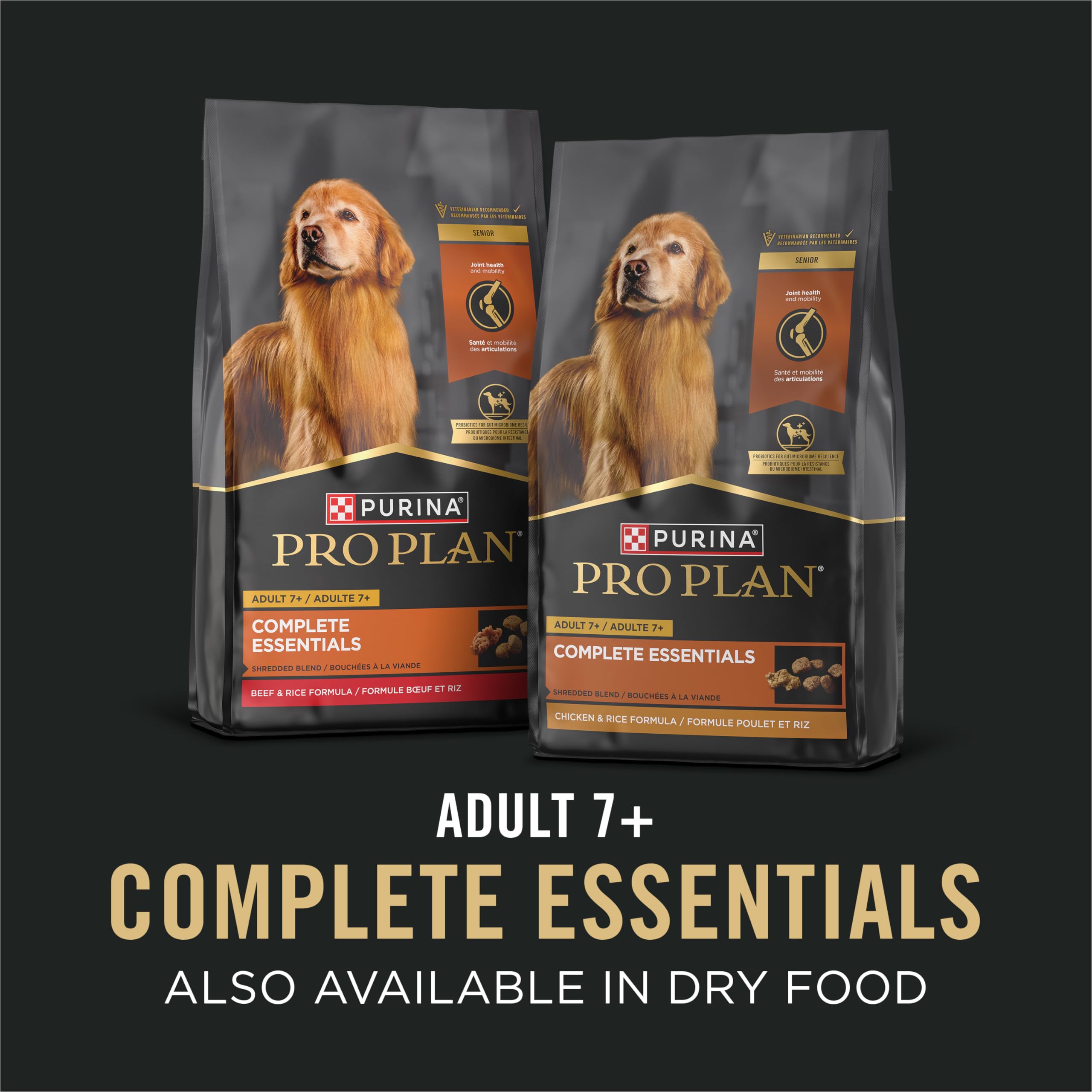 Purina Pro Plan Adulto 7 Plus, salsa apetecible para la ingesta, lata 13 oz.