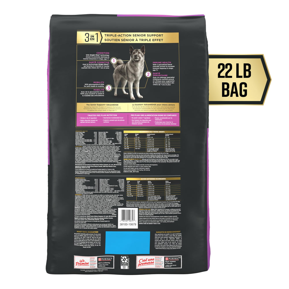 Purina Pro Plan AdvantEDGE Senior Support Plus texturas mezcladas para estimular el apetito