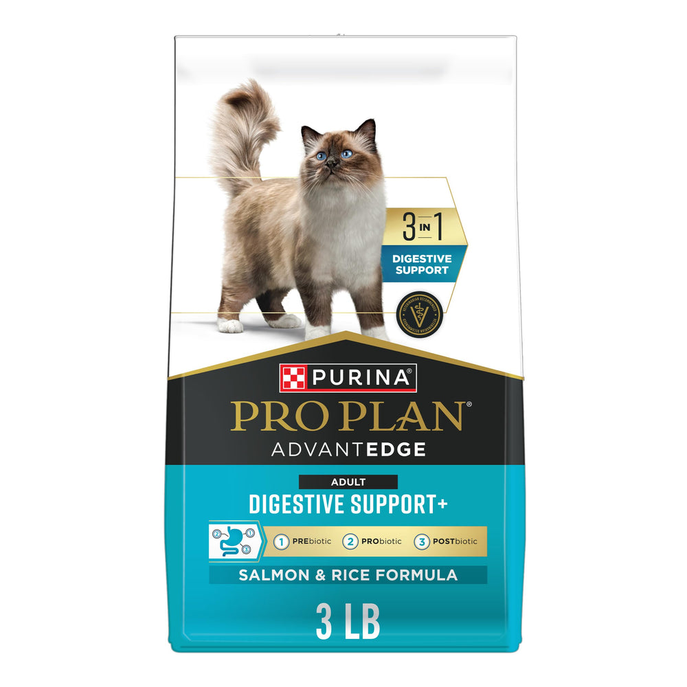 Purina Pro Plan AdvantEDGE ofrece soporte digestivo para gatos adultos con salmón y arroz