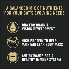 Purina Pro Plan antioxidantes que apoyan el sistema inmunitario felino.