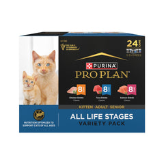 Purina Pro Plan Atún pate gato, variedad de sabores para todos los felinos.