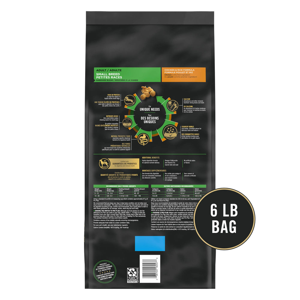 Purina Pro Plan bolsa de 2,7 kg facilita la alimentación diaria