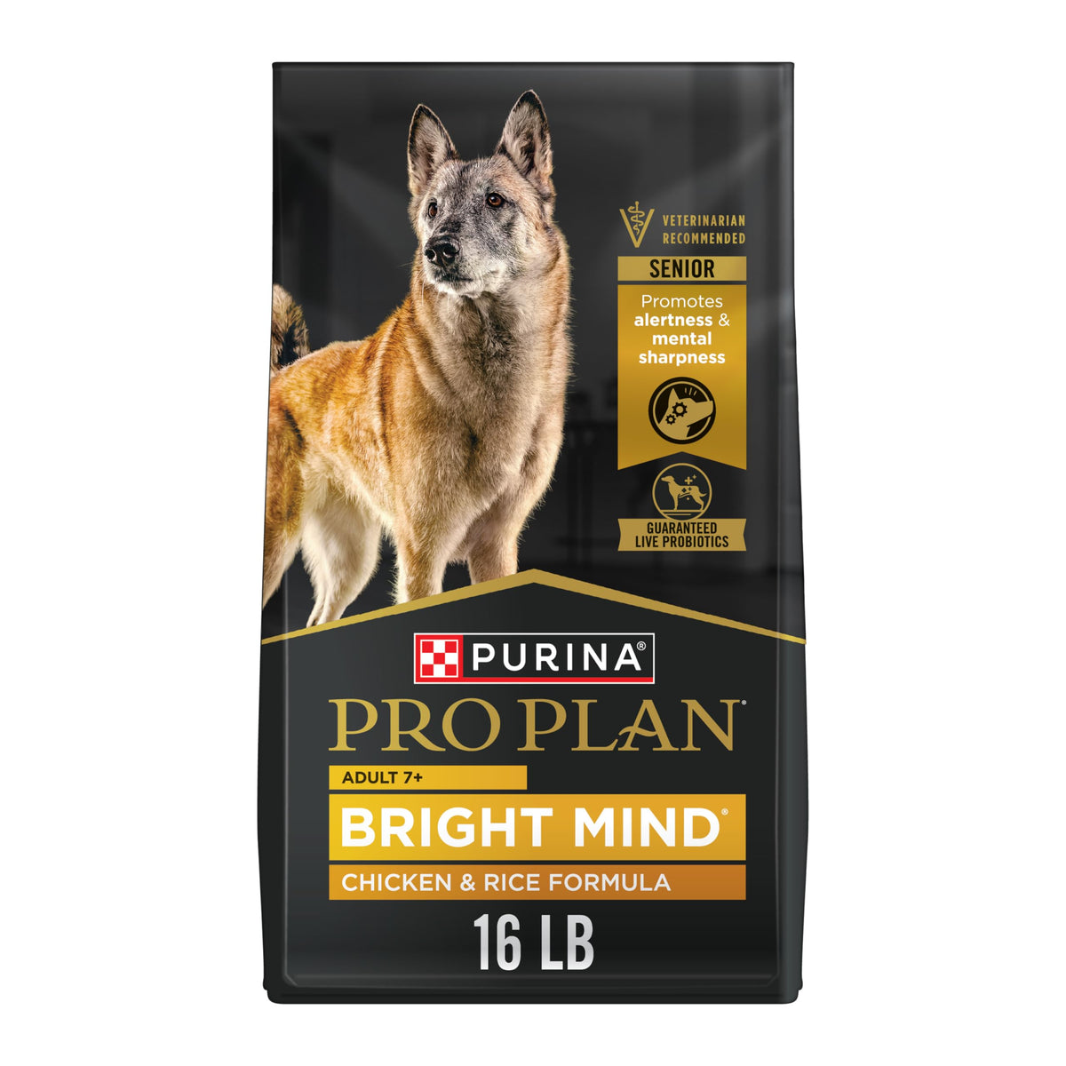 Purina Pro Plan Bright Mind 7+ bolsa frontal para apoyo cognitivo diario