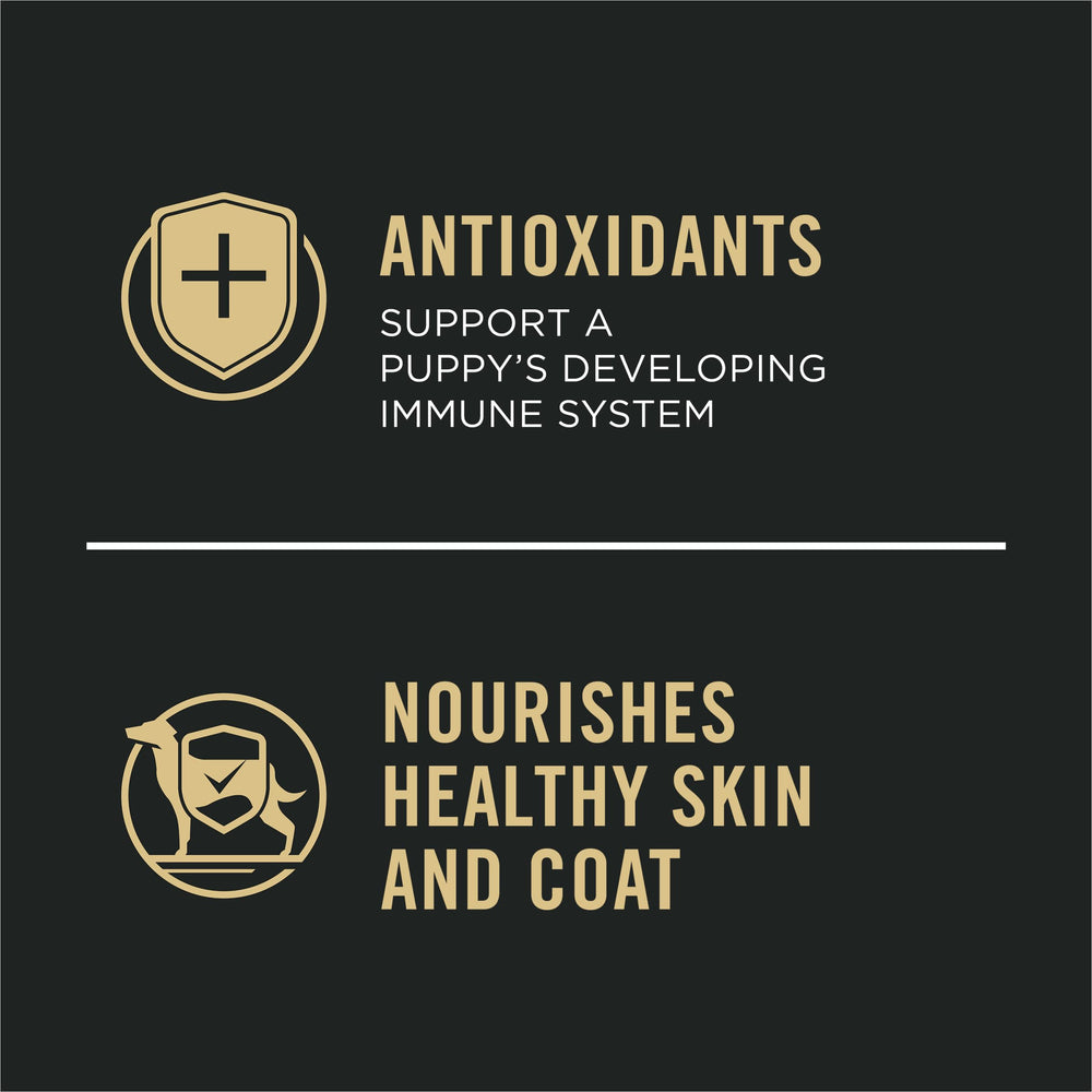 Purina Pro Plan cachorros de raza pequeña sin colorantes artificiales ni conservantes.