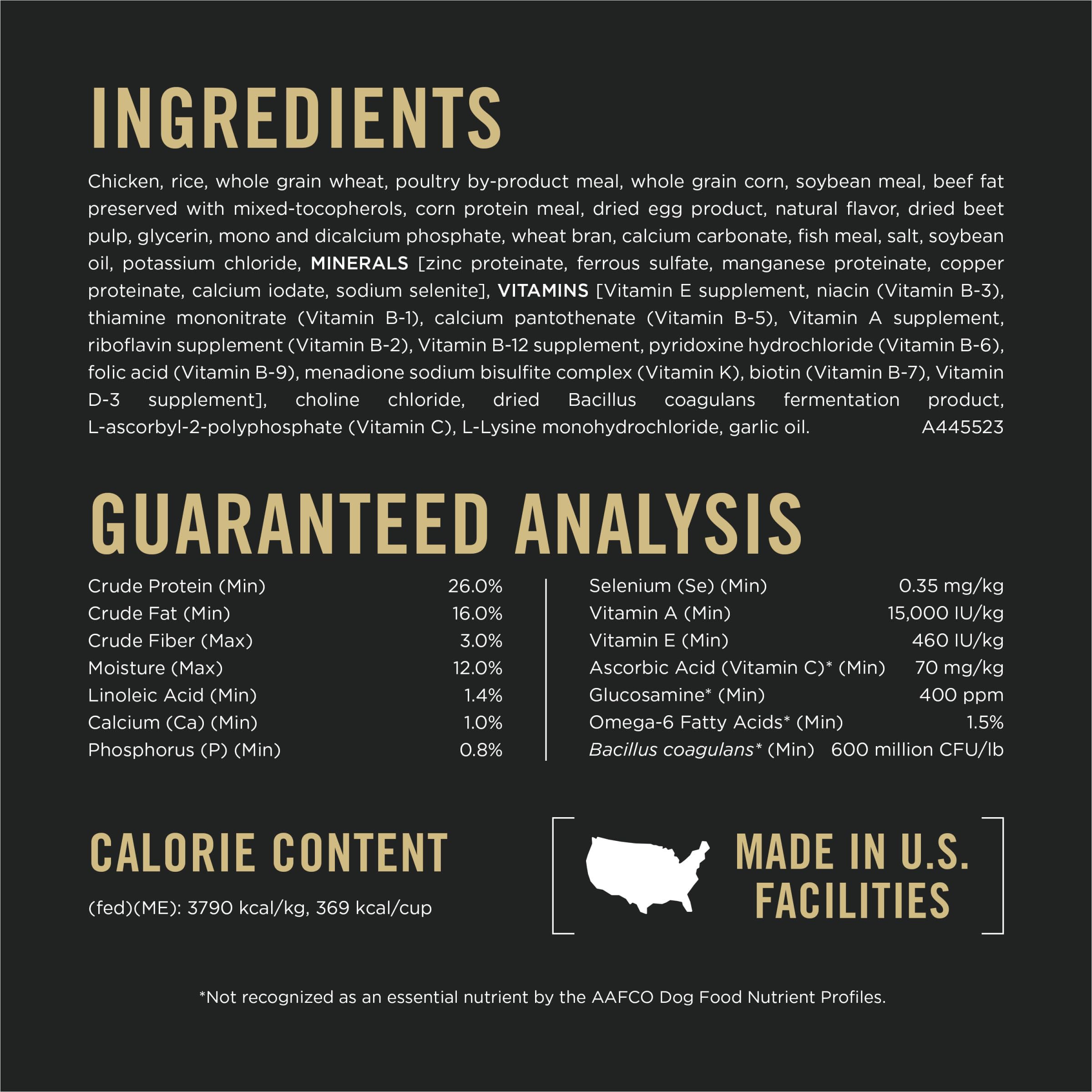 Purina Pro Plan Complete Essentials: fibra prebiótica que apoya la digestión en perros.