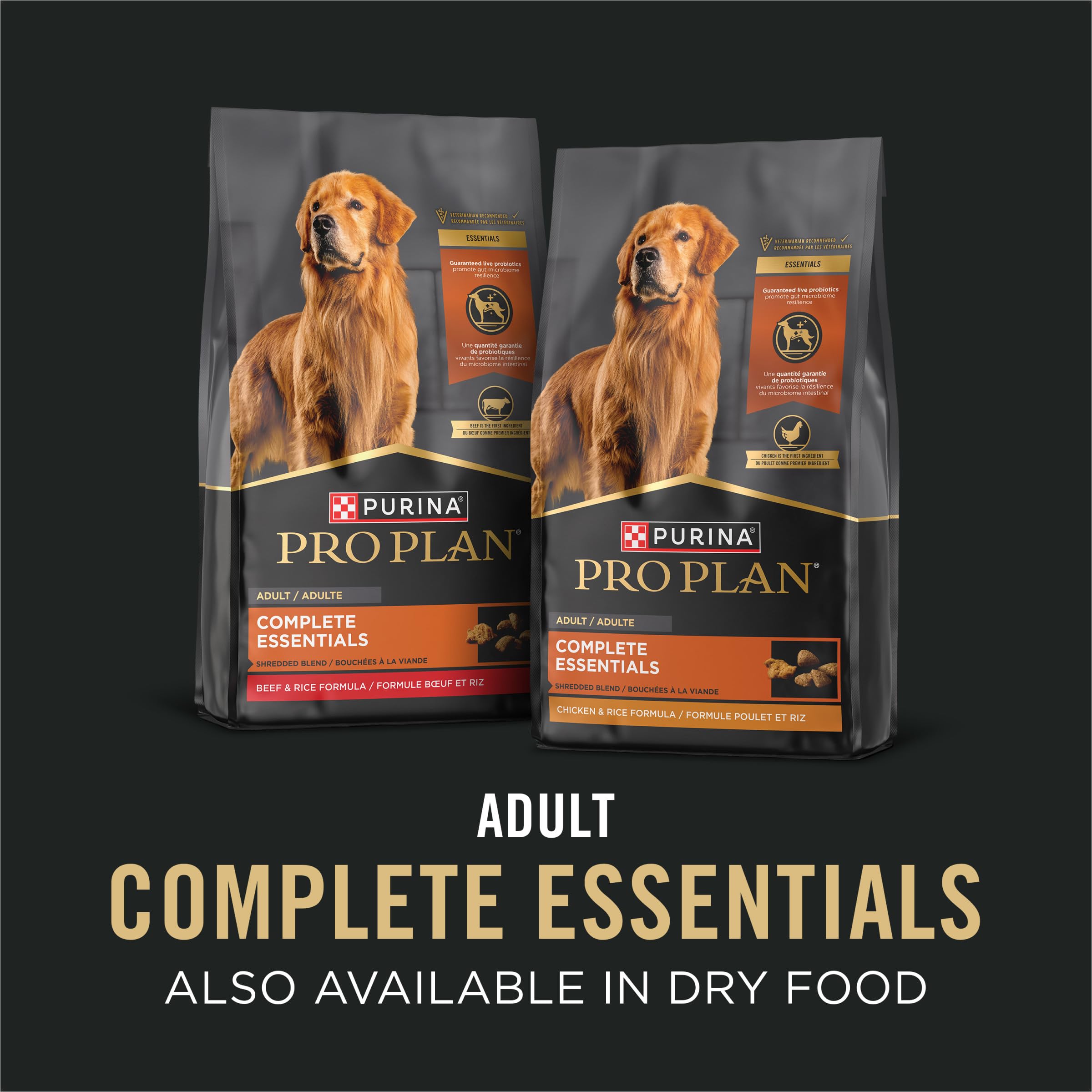 Purina Pro Plan Complete Essentials omega-6 favorece piel y pelaje saludables