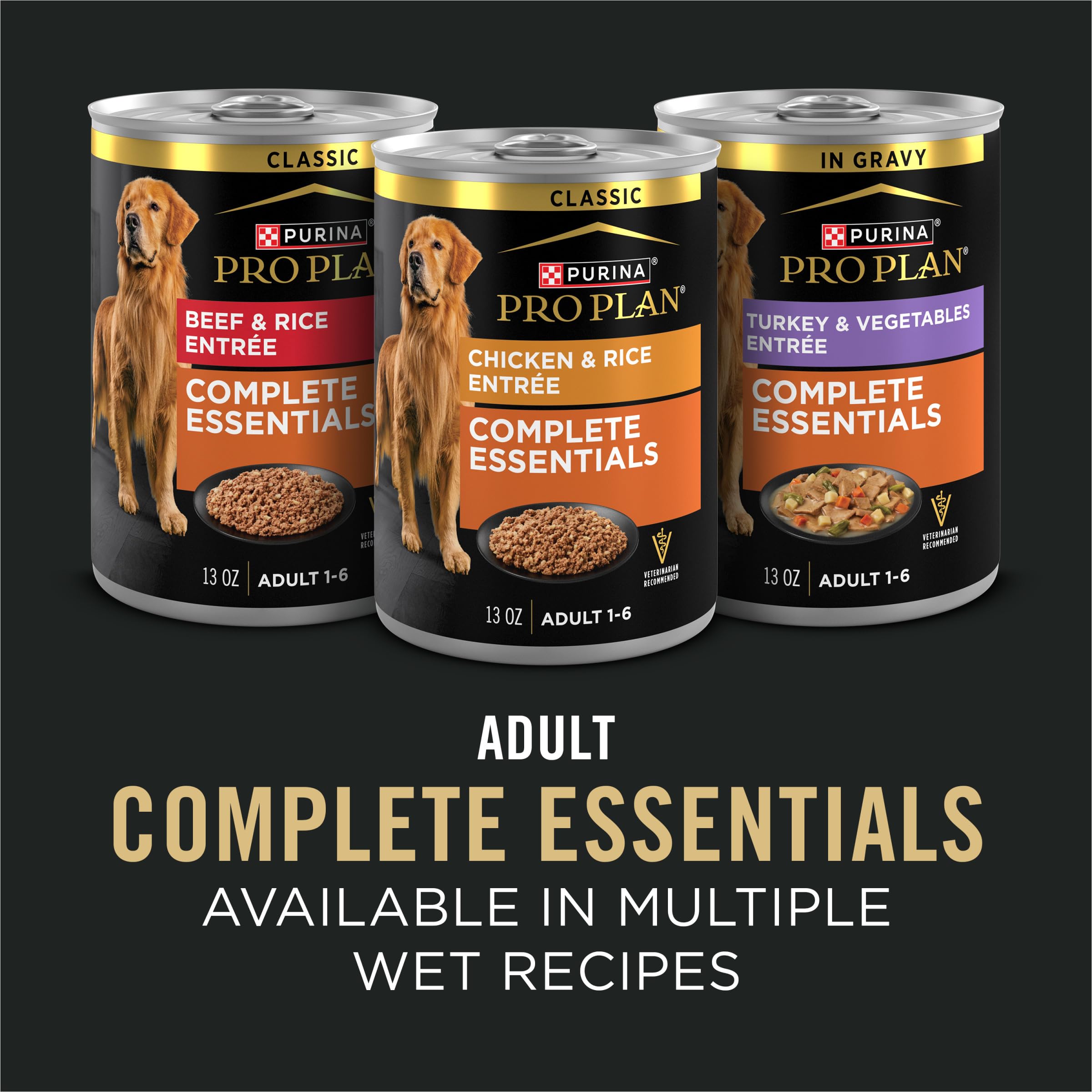 Purina Pro Plan Complete Essentials: textura doble crujiente y tierna para masticar.