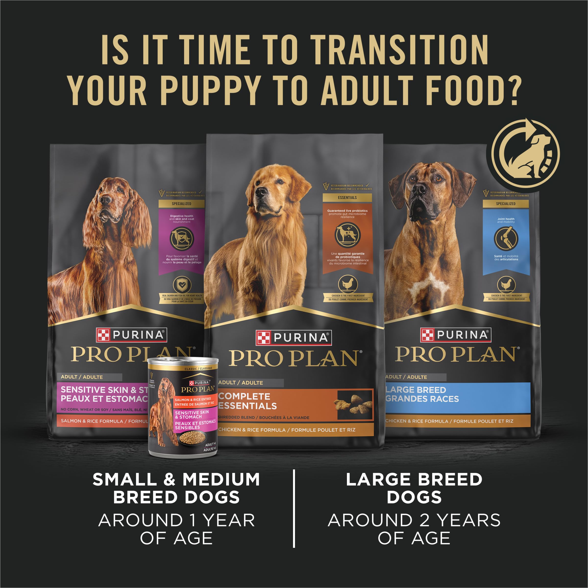 Purina Pro Plan Development proteína alta para cachorros en lata de 13 oz.