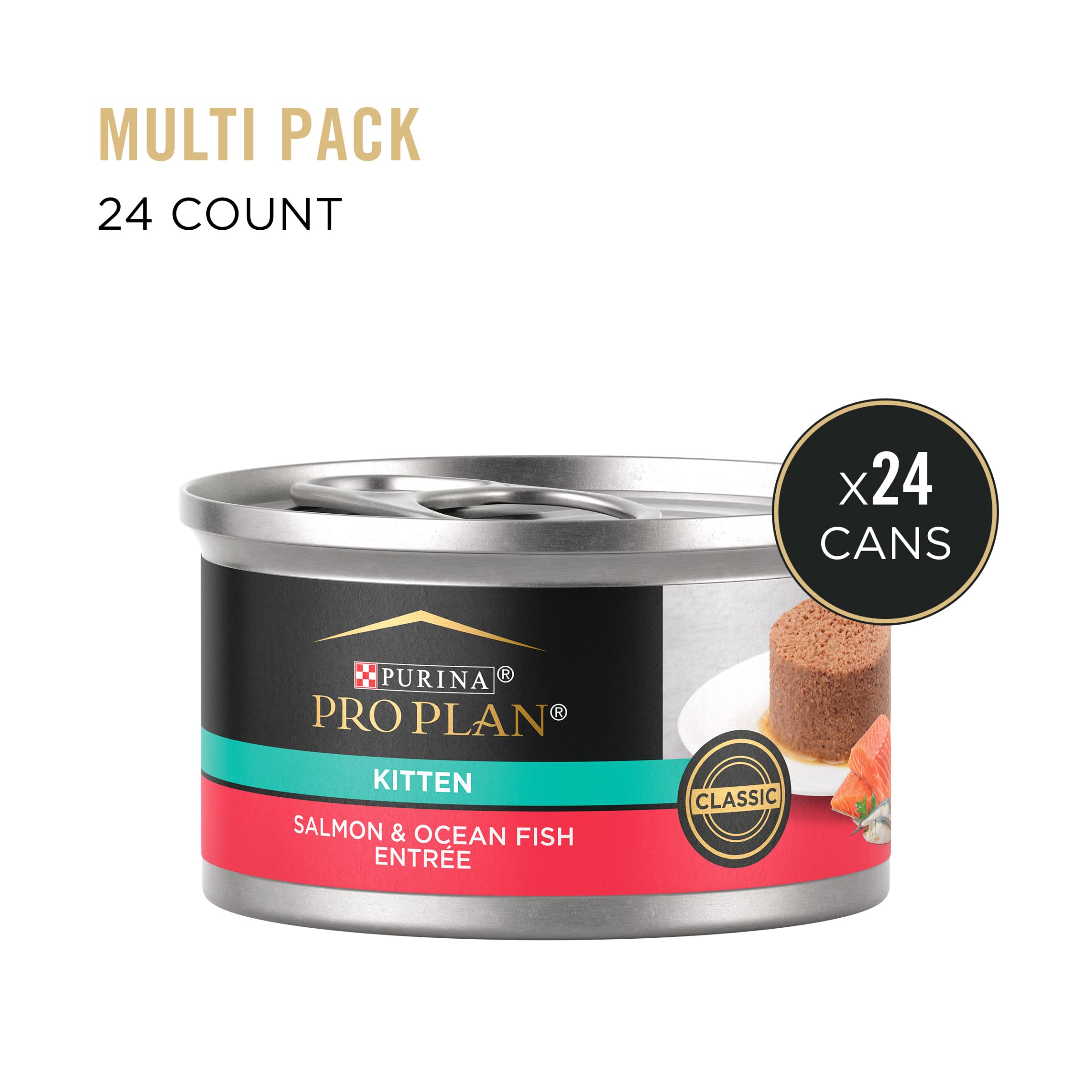 Purina Pro Plan DHA para desarrollo cerebral de gatito.