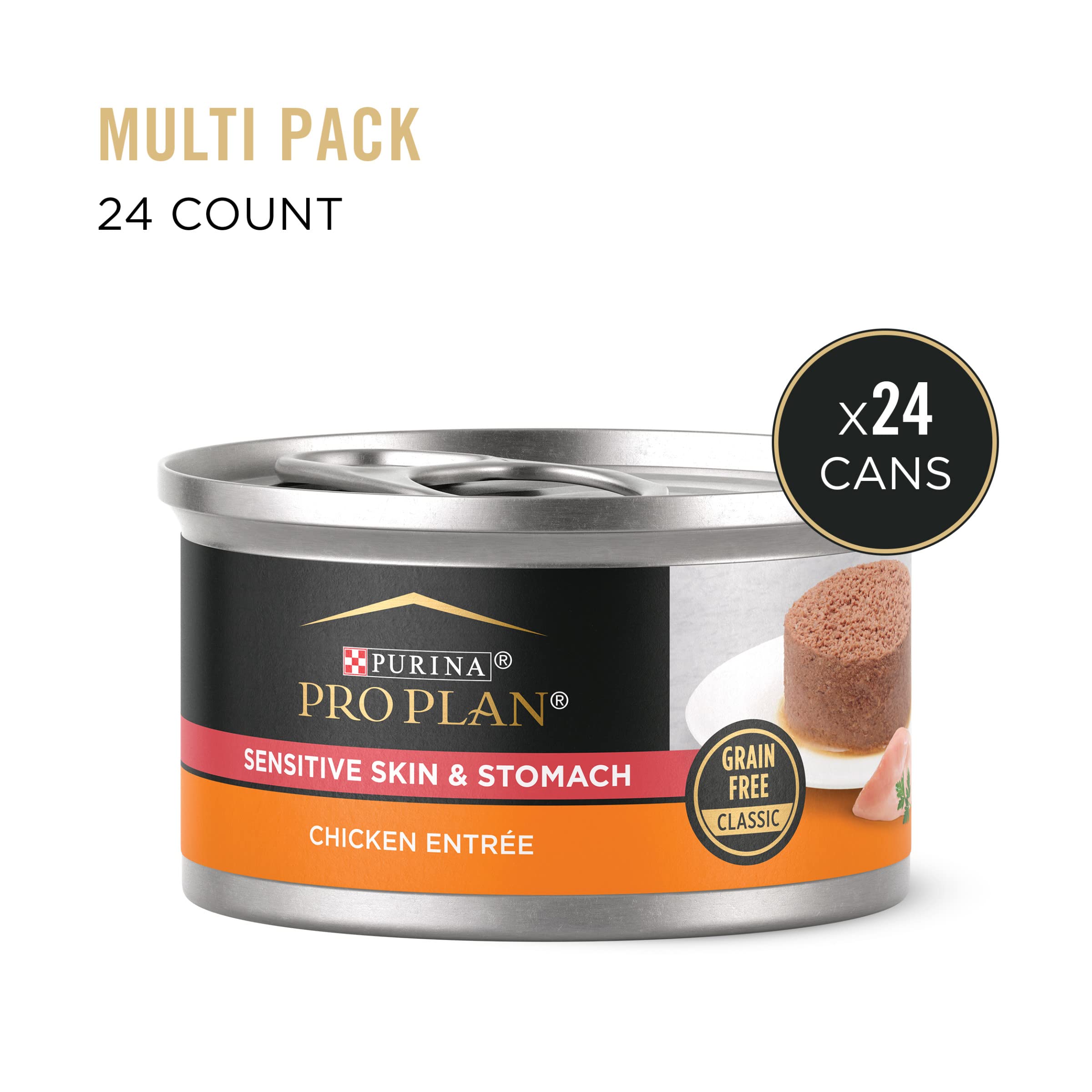 Purina Pro Plan digestivo: paté con fibra prebiótica en lata de 3 oz.
